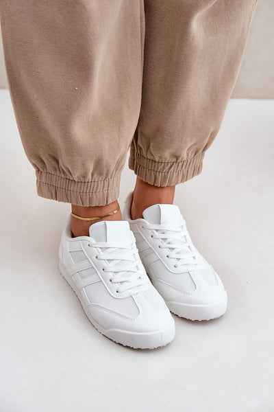 Mariana | Låga Sneakers i Mesh och Eco-Läder