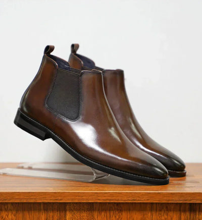 Brian™ | Sofistikerade Chelsea boots i läder